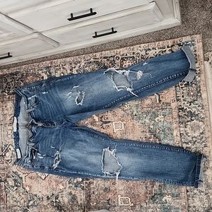 Torrid Boyfriend ripped jeans